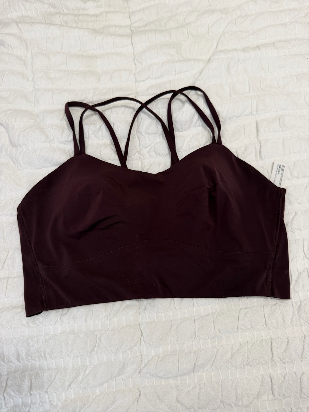 Women lululemon sports bra size 12